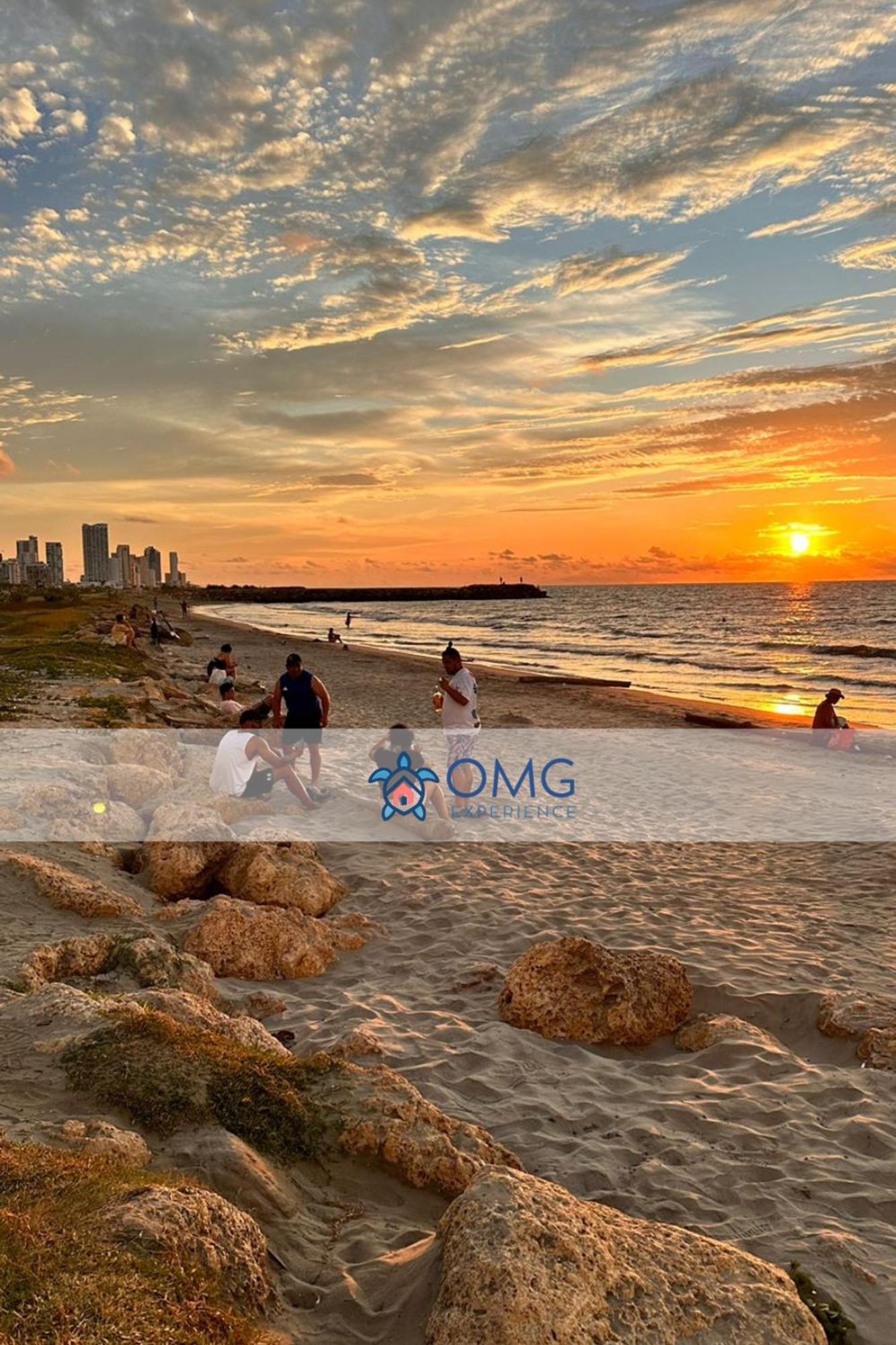 Cb1108 | Sunset Con Frente Al Mar Cartagena